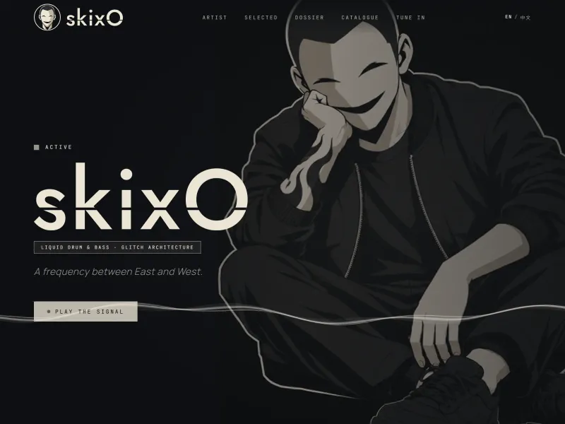 skixO · Identity & Website